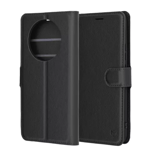 Techsuit - Leather Folio - Realme 14 Pro+ - Black