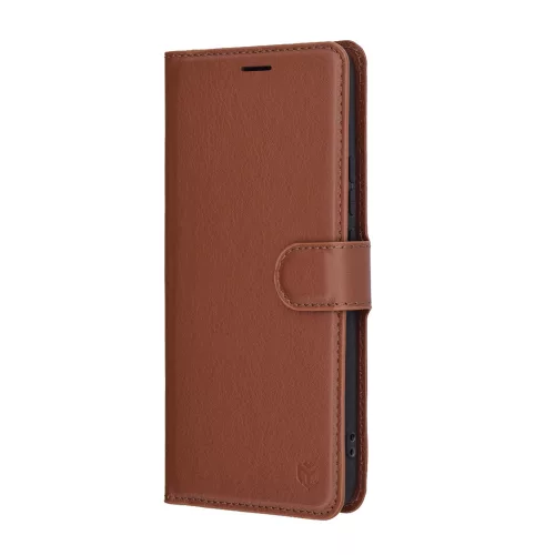 Techsuit - Leather Folio - Realme 14 Pro+ - Brown