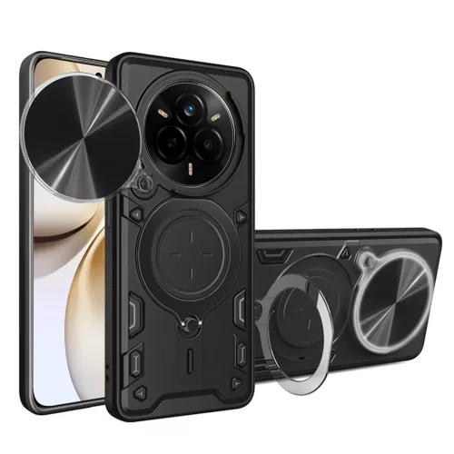 Techsuit - CamGuard Pro tok - Realme 14 Pro+ - Fekete