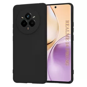 Techsuit - SoftFlex szilikon tok - Realme 14 Pro - Fekete