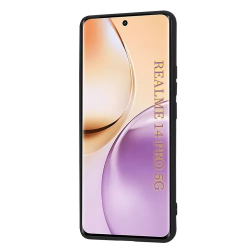 Techsuit - SoftFlex szilikon tok - Realme 14 Pro - Fekete