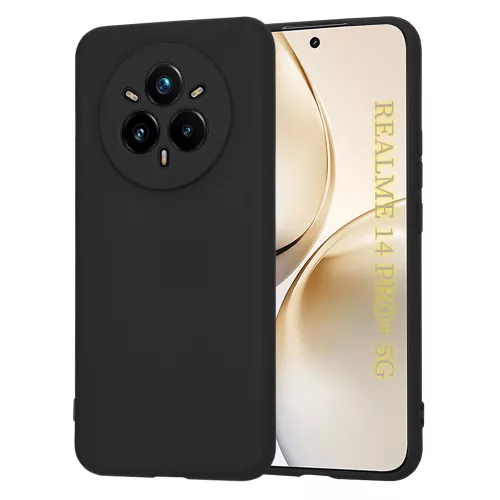 Techsuit - SoftFlex szilikon tok - Realme 14 Pro+ - Fekete
