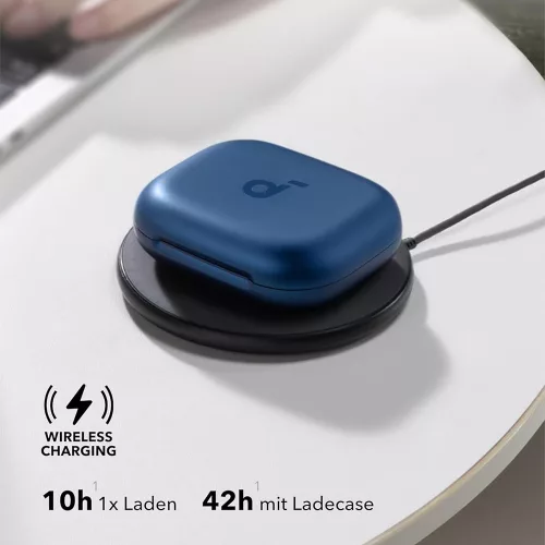 Anker - Vezeték nélküli fülhallgató SoundCore AeroFit 2 (A3874G31) - Sporthoz, Mikrofonnal, Bluetooth-szal, Vízálló, Nagy Felbontású - Kék