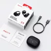 Havit - Vezeték nélküli fülhallgató (OWS916) - C típusú, Bluetooth 6.0, ENC, 2 mikrofon, IPX5, 400mAh, térbeli hangzás, Life alkalmazás - szürke