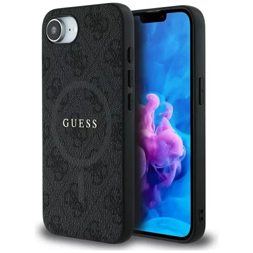 Guess - 4G Ring Classic Logo MagSafe (GUHMPSE4G4GFRK) - iPhone 16e / iPhone 17e - Black