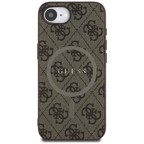 Guess - 4G Ring Classic Logo MagSafe (GUHMPSE4G4GFRW) - iPhone 16e / iPhone 17e - Brown