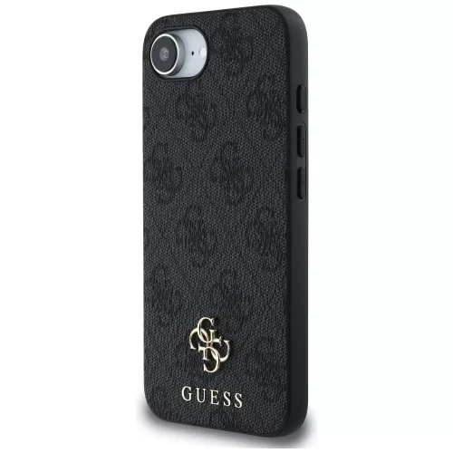 Guess - Keménytok 4G Klasszikus MagSafe (GUHMPSE4P4SM4MK) - iPhone 16e / iPhone 17e - Fekete
