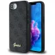 Guess - Keménytok 4G Felirat Logó (GUHMPSE4HG4SHK) - iPhone 16e / iPhone 17e - Fekete