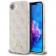 Guess - Keménytok 4G Felirat Logó (GUHMPSE4HG4SHP) - iPhone 16e / iPhone 17e - Rózsaszín