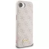 Guess - Keménytok 4G Felirat Logó (GUHMPSE4HG4SHP) - iPhone 16e / iPhone 17e - Rózsaszín
