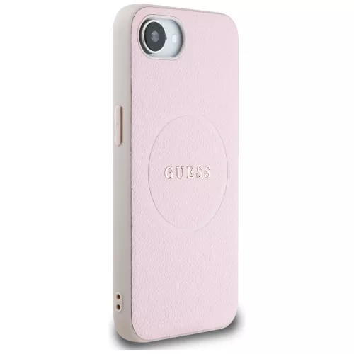 Guess - Arany Gyűrű MagSafe (GUHMPSE4PGHSMMP) - iPhone 16e / iPhone 17e - Rózsaszín