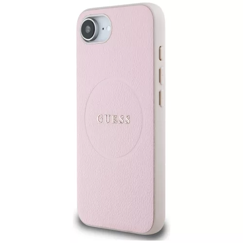 Guess - Grained Gold Ring MagSafe (GUHMPSE4PGHSMMP) - iPhone 16e / iPhone 17e - Pink