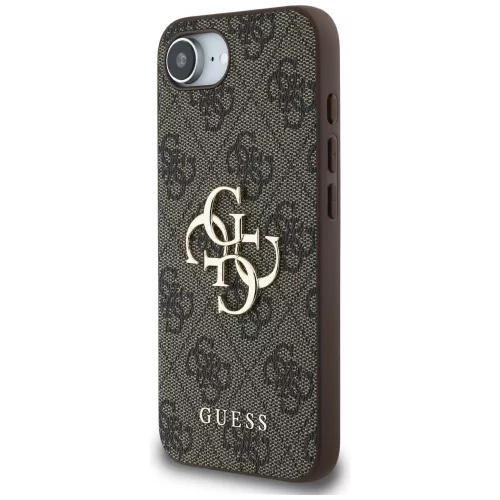 Guess - Keménytok 4G Nagy Logó (GUHCPSE44GMGGR) - iPhone 16e / iPhone 17e - Fekete