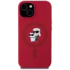 Karl Lagerfeld - Silicone MagSafe (KLHMP15SSCMKCRHR) - iPhone 15 - Red Karl&Choupette