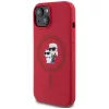 Karl Lagerfeld - Silicone MagSafe (KLHMP15SSCMKCRHR) - iPhone 15 - Red Karl&Choupette