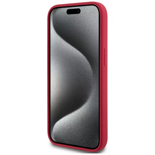 Karl Lagerfeld - Silicone MagSafe (KLHMP15SSCMKCRHR) - iPhone 15 - Red Karl&Choupette