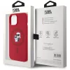 Karl Lagerfeld - Silicone MagSafe (KLHMP15SSCMKCRHR) - iPhone 15 - Red Karl&Choupette