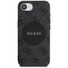 Guess - 4G Circle Classic Logo MagSafe (GUHMPSE4P4PGRSGK) - iPhone 16e / iPhone 17e - Black