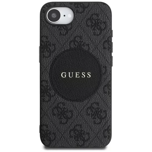 Guess - 4G Circle Classic Logo MagSafe (GUHMPSE4P4PGRSGK) - iPhone 16e / iPhone 17e - Black