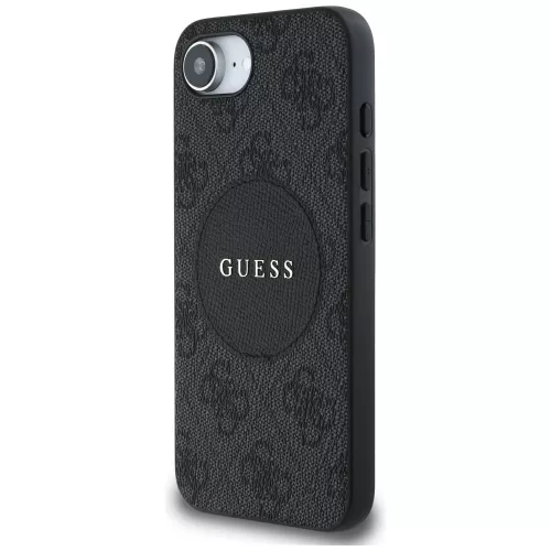 Guess - 4G Circle Classic Logo MagSafe (GUHMPSE4P4PGRSGK) - iPhone 16e / iPhone 17e - Black