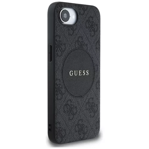 Guess - 4G Circle Classic Logo MagSafe (GUHMPSE4P4PGRSGK) - iPhone 16e / iPhone 17e - Black