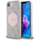 Guess - 4G Kör Klasszikus Logó MagSafe (GUHMPSE4P4PGRSGP) - iPhone 16e / iPhone 17e - Rózsaszín