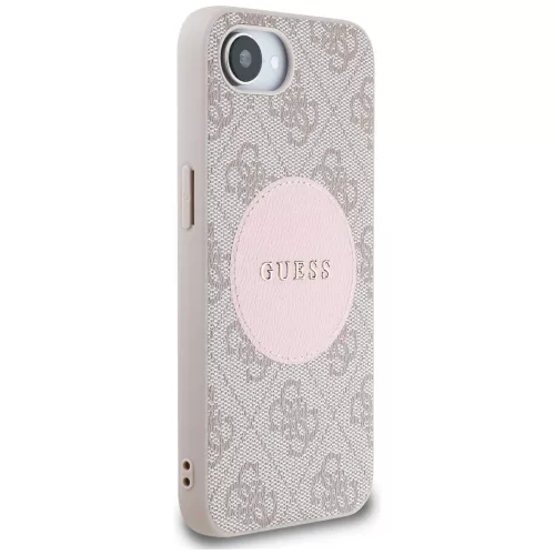Guess - 4G Circle Classic Logo MagSafe (GUHMPSE4P4PGRSGP) - iPhone 16e / iPhone 17e - Pink