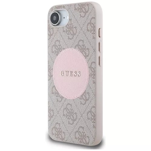 Guess - 4G Circle Classic Logo MagSafe (GUHMPSE4P4PGRSGP) - iPhone 16e / iPhone 17e - Pink
