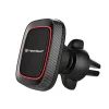 Techsuit - Autós tartó MagGrip (S4) - Secure Mágneses tapadás Szellőzőrácsra, 360° forgás, with Metal Plates - Black/Red