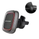 Techsuit - Autós tartó MagGrip (S5) - Secure Mágneses tapadás Szellőzőrácsra, forgathatóság 360°, with Metal Plates - Black/Red
