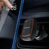 Techsuit - Autós tartó MagGrip (S5) - Secure Mágneses tapadás Szellőzőrácsra, forgathatóság 360°, with Metal Plates - Black/Red
