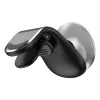 Techsuit - Autós tartó AirGrip (S8) - Waterfall-Shaped, Mágneses N52 Biztos tartás, Szellőzőrácsra, Szorítókarok - Black / Silver