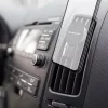 Techsuit - Autós tartó TinyGrip (S9) - Szellőzőrácsra, with Metal Plate, Erős mágnes, Univerzális Compatibility - Black / Silver