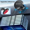 Techsuit - Autós tartó TinyGrip (S10) - Universal Mágneses Mobile Mount, with Metal Plate, Erős mágnes - Black