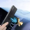 Techsuit - Autós tartó TinyGrip (S10) - Universal Mágneses Mobile Mount, with Metal Plate, Erős mágnes - Black