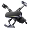 Baseus - Autós tartó (C40483401813-00) Phone/Tablet, Leather Finish, Retractable Arms, Auto Clamping  - Black Silver