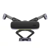 Baseus - Autós tartó (C40483401813-00) Phone/Tablet, Leather Finish, Retractable Arms, Auto Clamping  - Black Silver