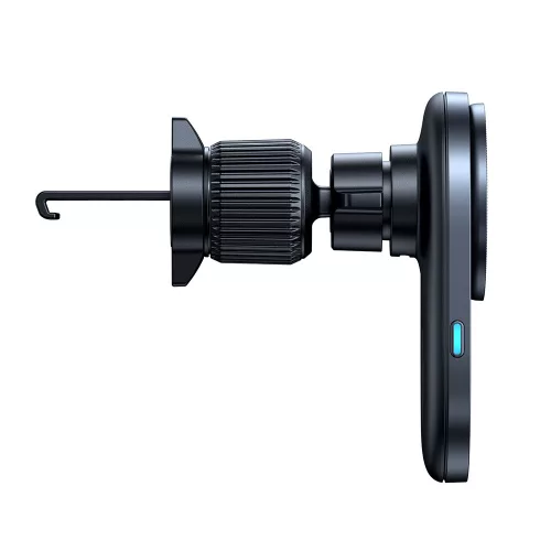 Baseus - Vezeték nélküli Autós tartó PrimeTrip VC1 Pro (C40169009123-00) - Szellőzőrácsra, Type-C, 15W, Qi2, with Cooling Fan - Black