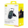 Baseus - Vezeték nélküli Autós tartó PrimeTrip VC1 Pro (C40169009123-00) - Szellőzőrácsra, Type-C, 15W, Qi2, with Cooling Fan - Black