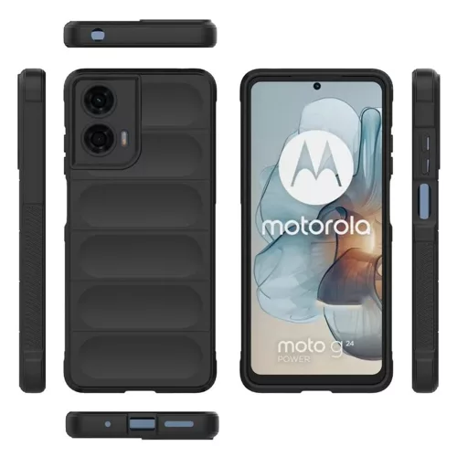 Techsuit - Magic Shield tok - Motorola Moto G04 / Moto G04s / Moto G24 / Moto E14 - Fekete