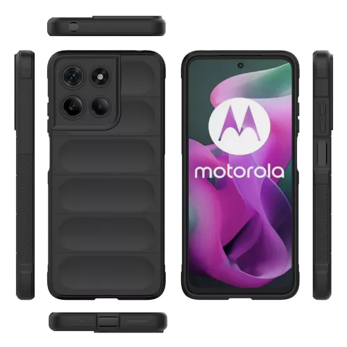 Techsuit - Magic Shield tok - Motorola Moto G15 / G15 Power / G17 / G17 Power - Fekete