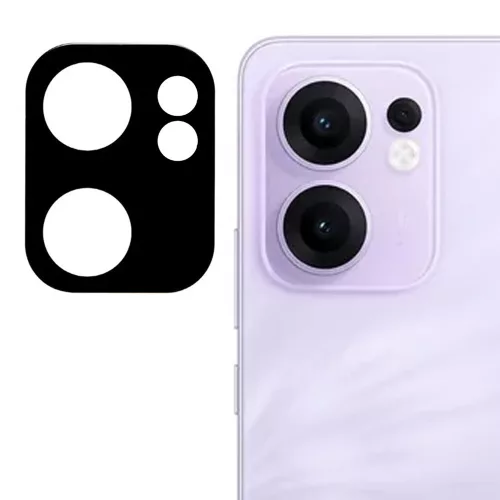 Techsuit - Full Camera - Kameravédő üvegfólia - Oppo Reno 13 F 4G / Reno 13 F 5G / Reno 13 FS 5G - Fekete