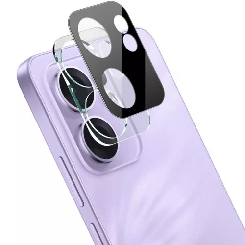 Techsuit - Full Camera - Kameravédő üvegfólia - Oppo Reno 13 F 4G / Reno 13 F 5G / Reno 13 FS 5G - Fekete