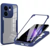 Techsuit - ColorVerse 360 tok kijelzővédővel - Oppo Reno13 F 4G / Reno13 F 5G / Reno13 FS 5G - Kék