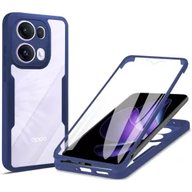   Techsuit - ColorVerse 360 tok kijelzővédővel - Oppo Reno13 Pro - Kék