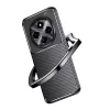 Techsuit - CarbonFiber szilikon tok - Xiaomi Redmi Note 14 Pro 4G - Fekete