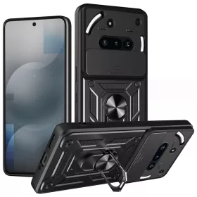   Techsuit - CamShield ütésálló tok - Nothing Phone (3a) - Fekete