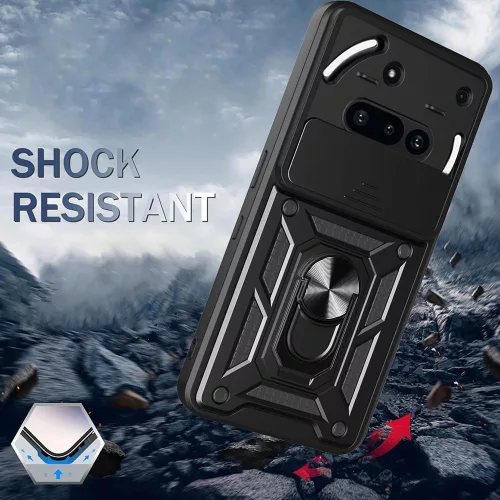 Techsuit - CamShield ütésálló tok - Nothing Phone (3a) - Kék