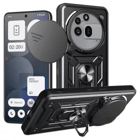   Techsuit - CamShield ütésálló tok - Nothing Phone (3a) Pro - Fekete