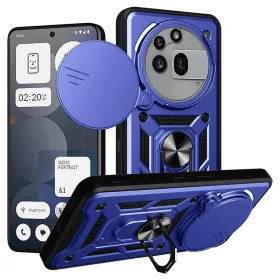   Techsuit - CamShield ütésálló tok - Nothing Phone (3a) Pro - Kék